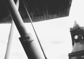 Abstract greyscale exterior